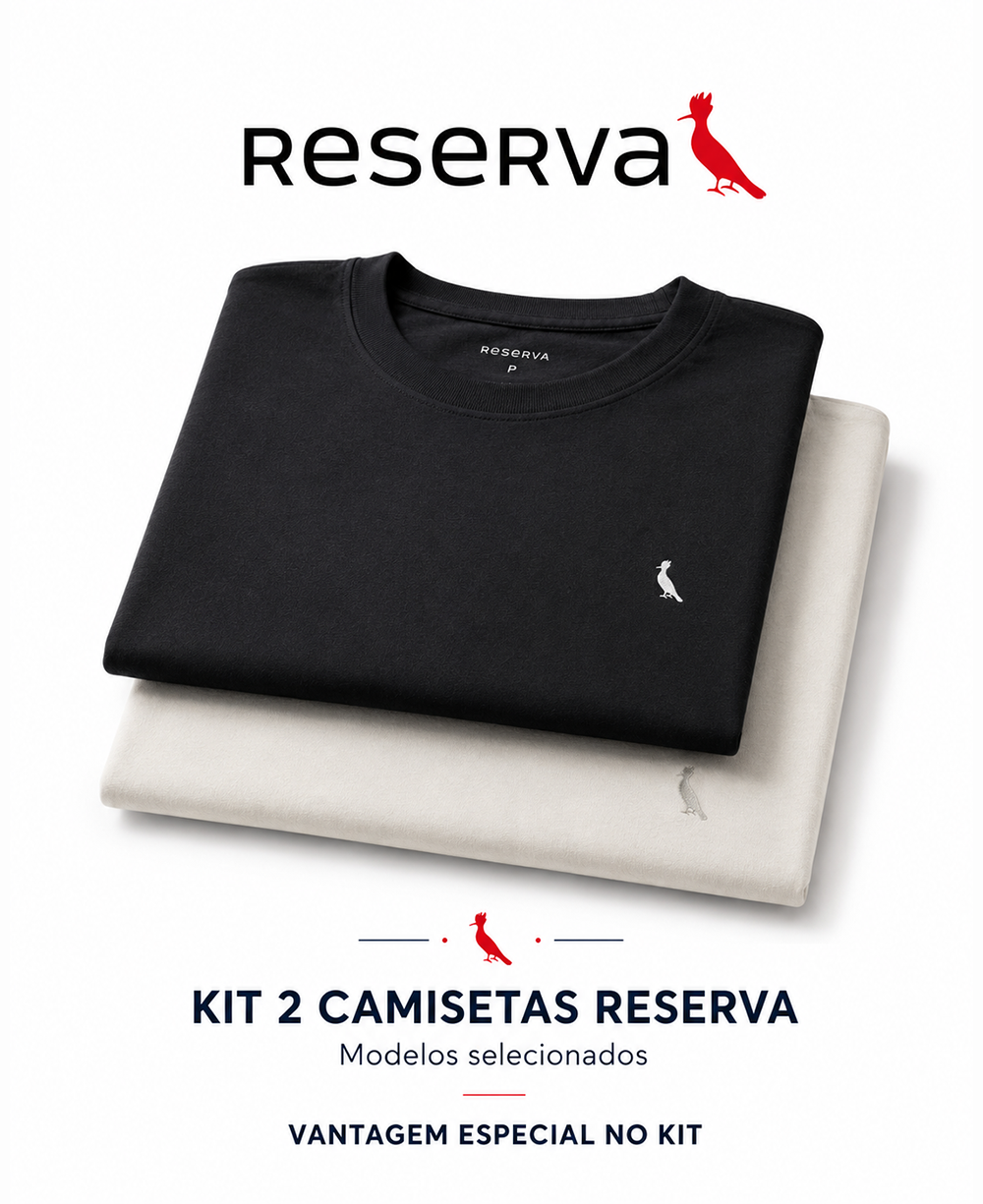 KIT 2 CAMISETAS - RESERVA