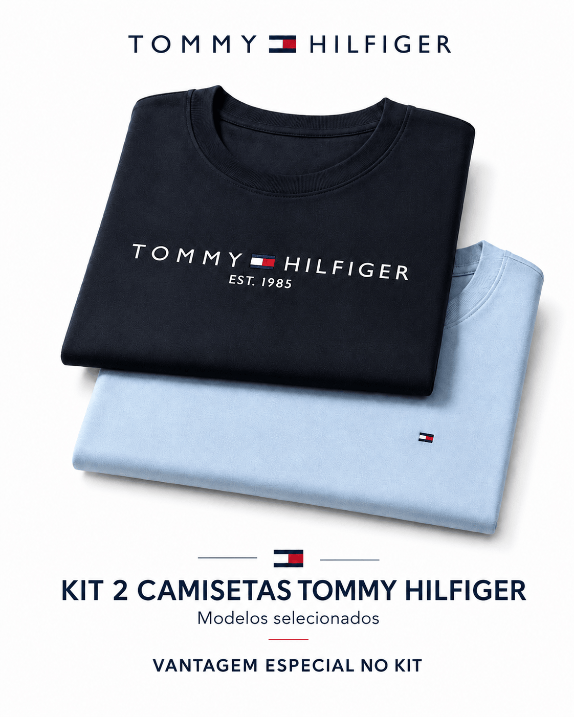 KIT 2 CAMISETAS - TOMMY HILFIGER