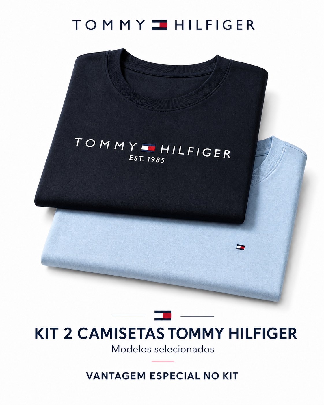 KIT 2 CAMISETAS - TOMMY HILFIGER