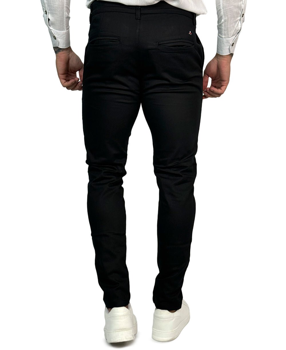 Calça Chino Preta Masculina Premium - Aramis