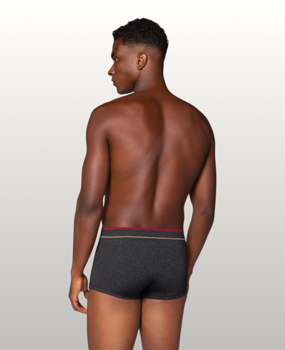 Kit 2 Cuecas Boxer Fio Texturizado Masculina Microfibra Sem Costura - Lupo