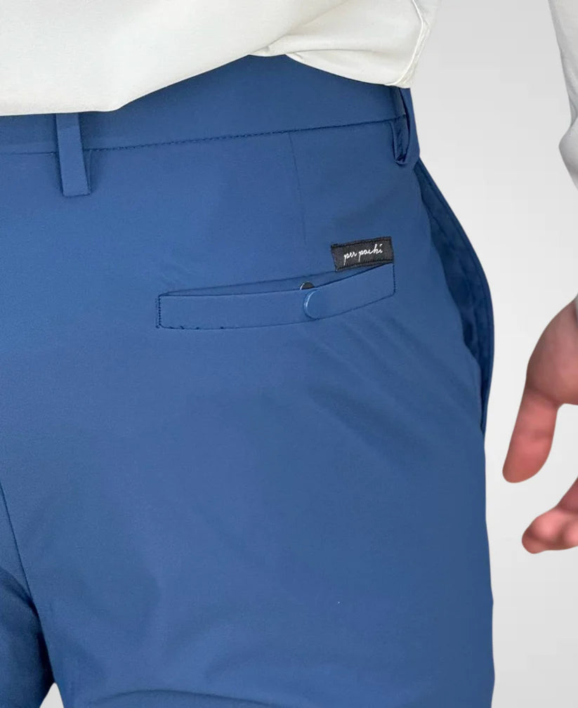 Calça Alfaiataria Azul Indigo Masculina Tecnológica - Per Pochi