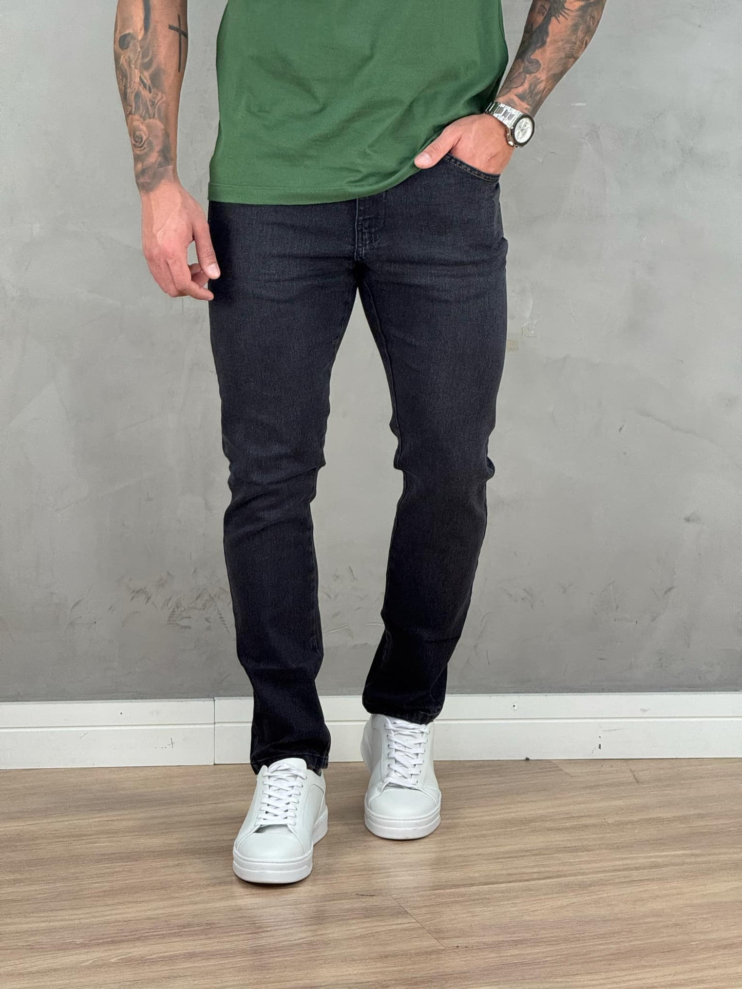 Kit 2 Calças Jeans Masculino Slim - Keep Work