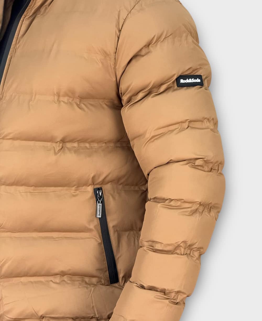 Jaqueta Puffer Caramelo Masculina - Rock & Soda