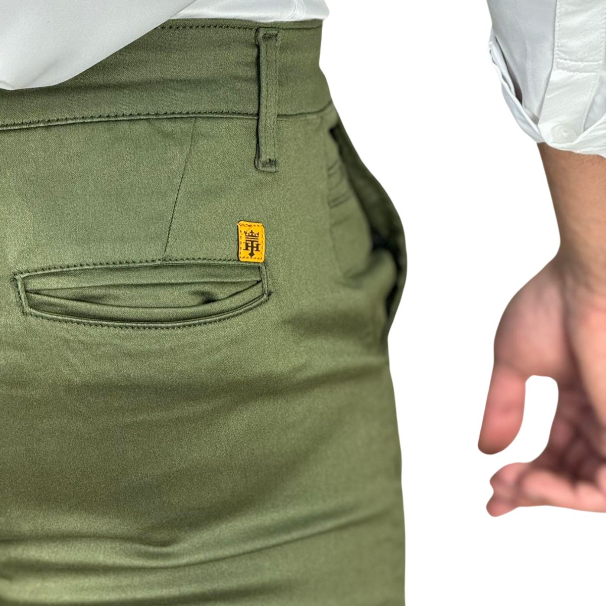 Calça Alfaiataria Verde Nativo Masculina Sknny - Truehero