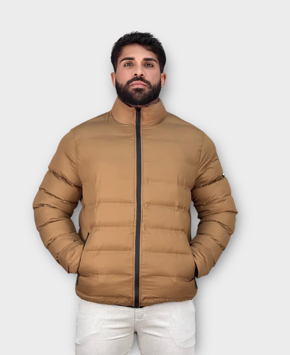Jaqueta Puffer Caramelo Masculina - Rock & Soda
