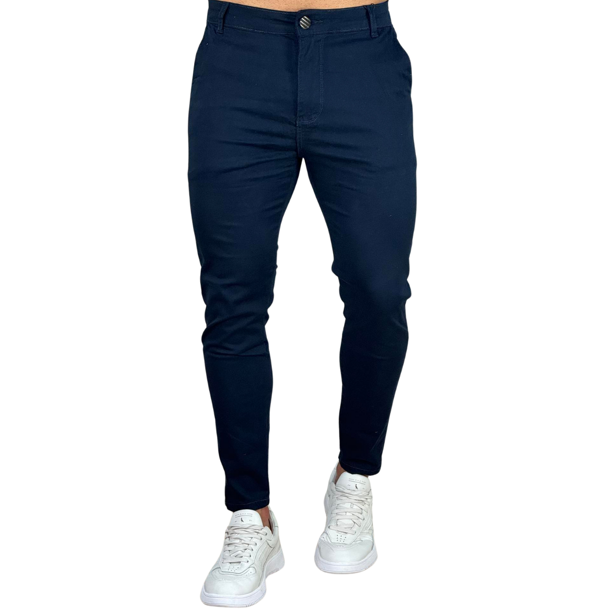 Calça Alfaiataria Azul Masculina Super Skinny - Codi Jeans