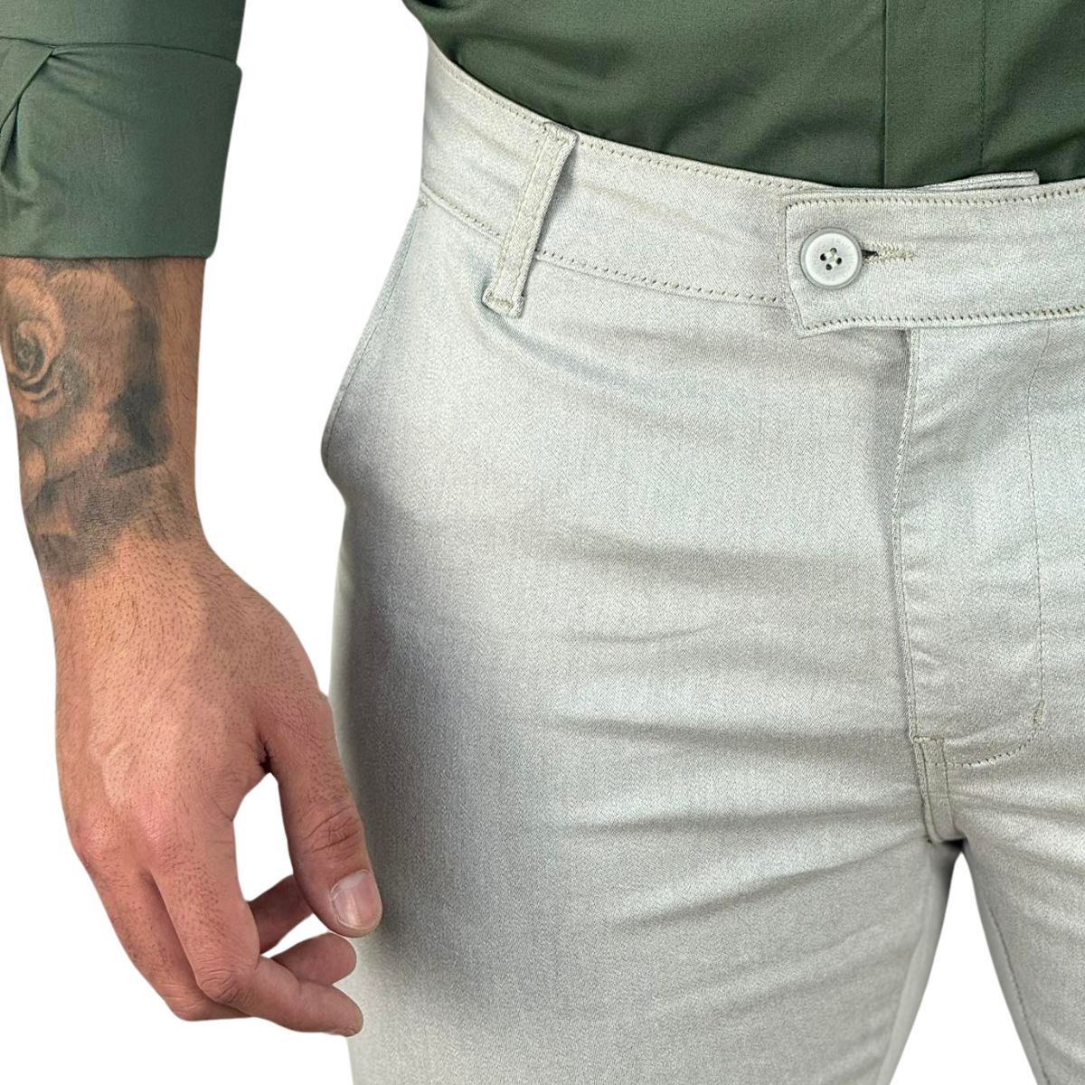 Calça Alfaiataria Gelo Masculina Skinny - Truehero