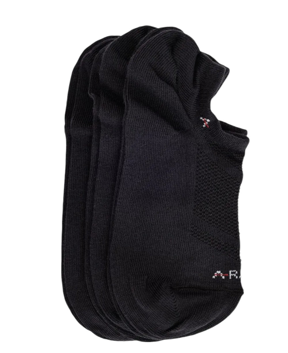 Kit 3 Pares Meia Sapatilha Sport Preto - Aramis