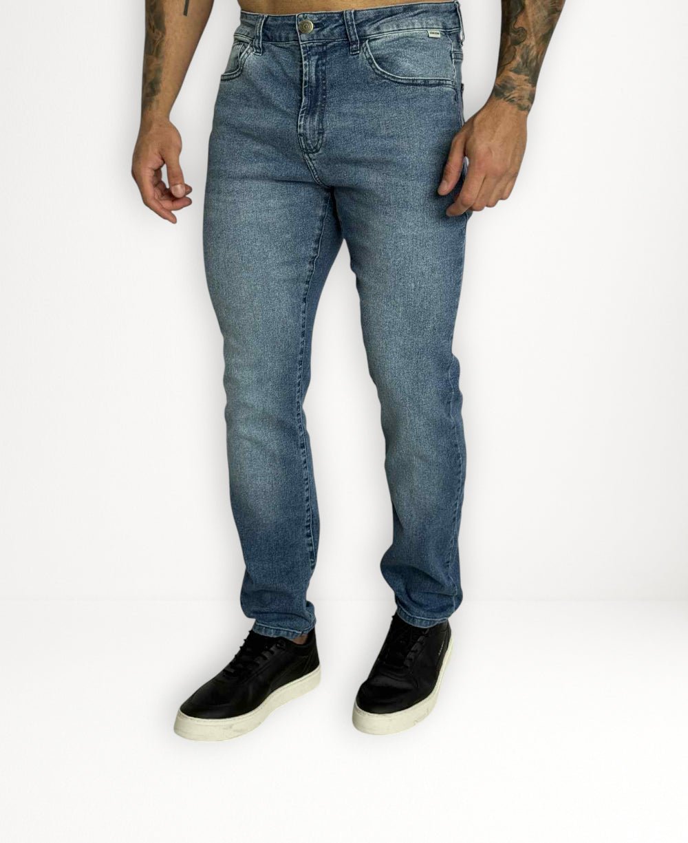 Calça Jeans Skinny Azul Mescla - John John