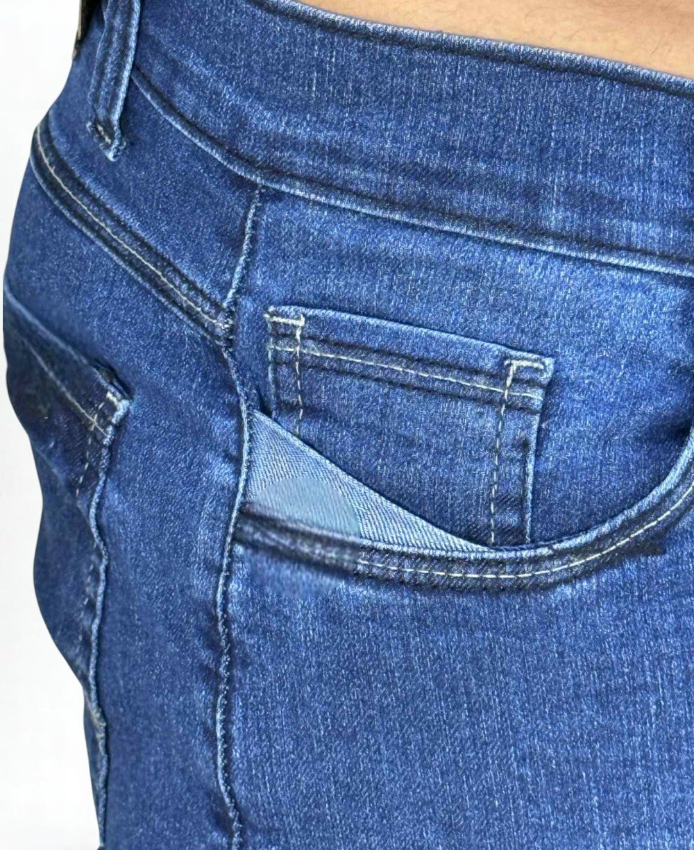 Calça Jeans Escuro Masculina com Lycra - Rota
