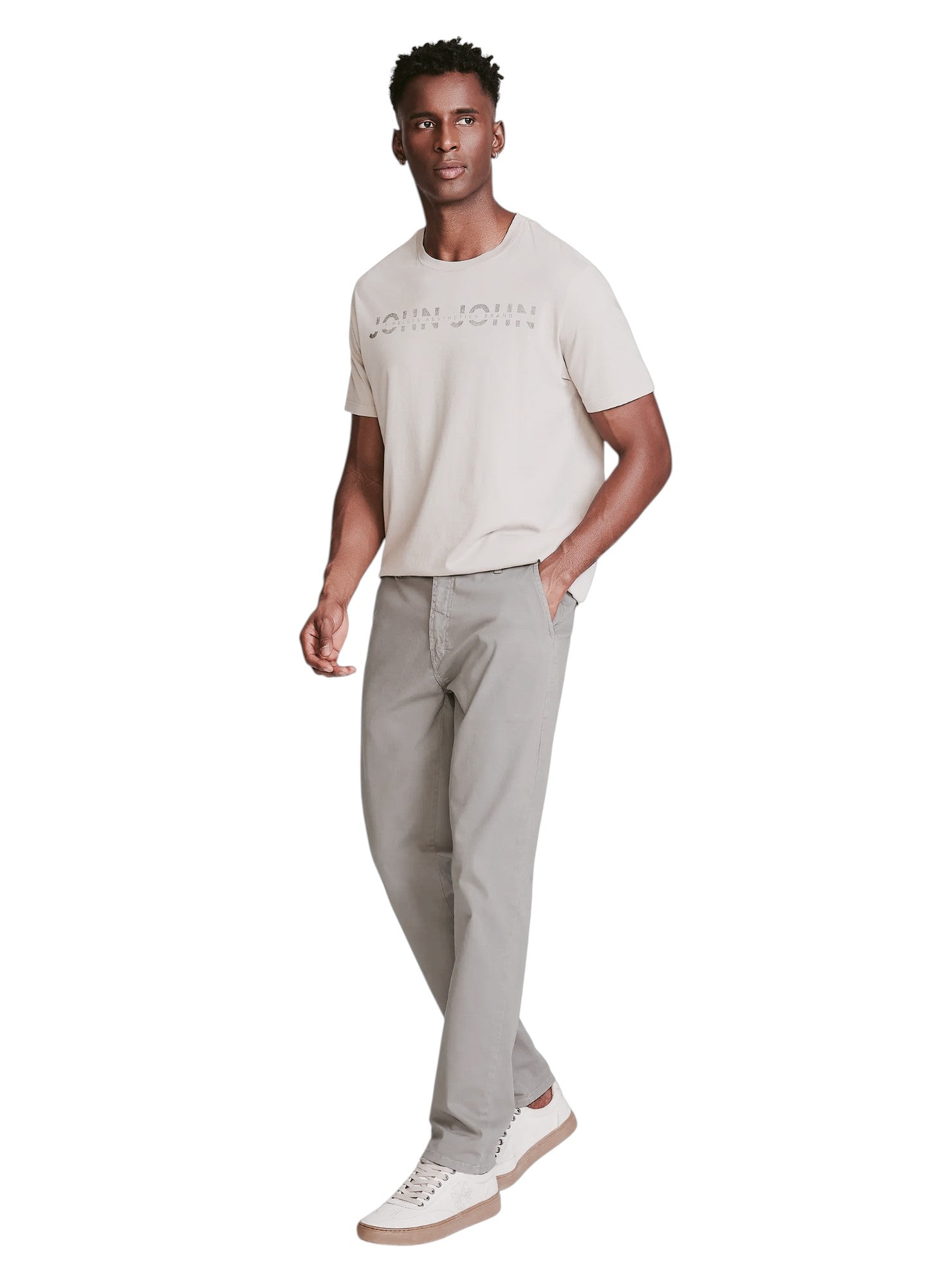 Camiseta Regular Fit Timeless Cinza - John John