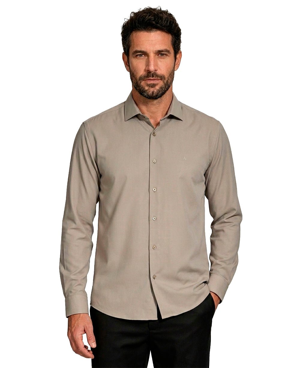 Camisa Social Masculina Fendi Manga Longa Bambu Stretch – Aramis