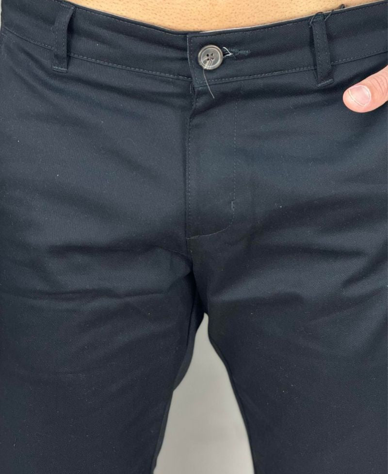 Bermuda Alfaiataria Preta Masculina Lisa - Guilherme Soul