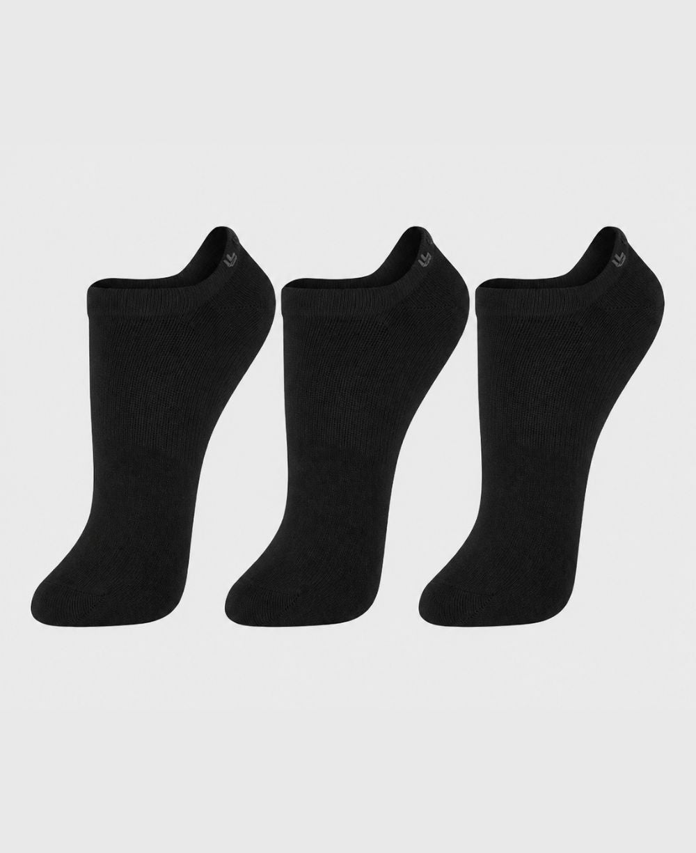 Kit 3 Pares Meia Preta Sport Cano Curto - Lupo