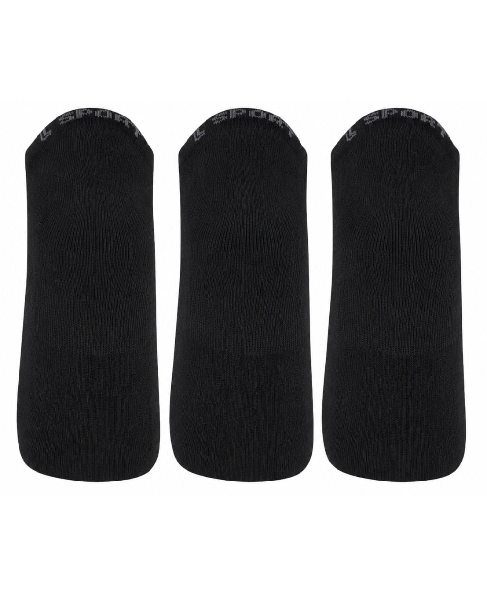 Kit 3 Pares Meia Preta Sport Cano Curto - Lupo