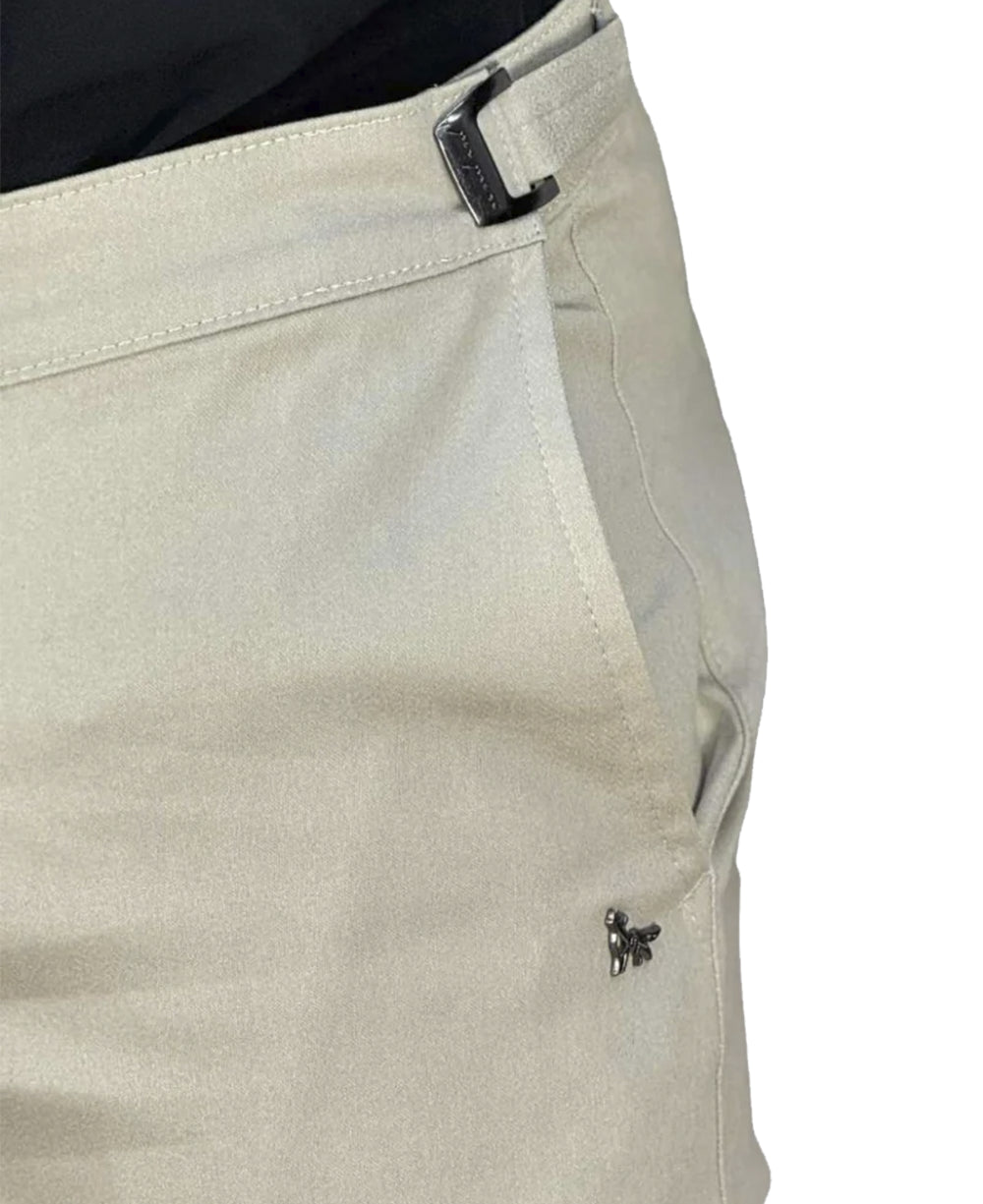 Calça Alfaiataria Areia Masculina Regulagem - Per Pochi