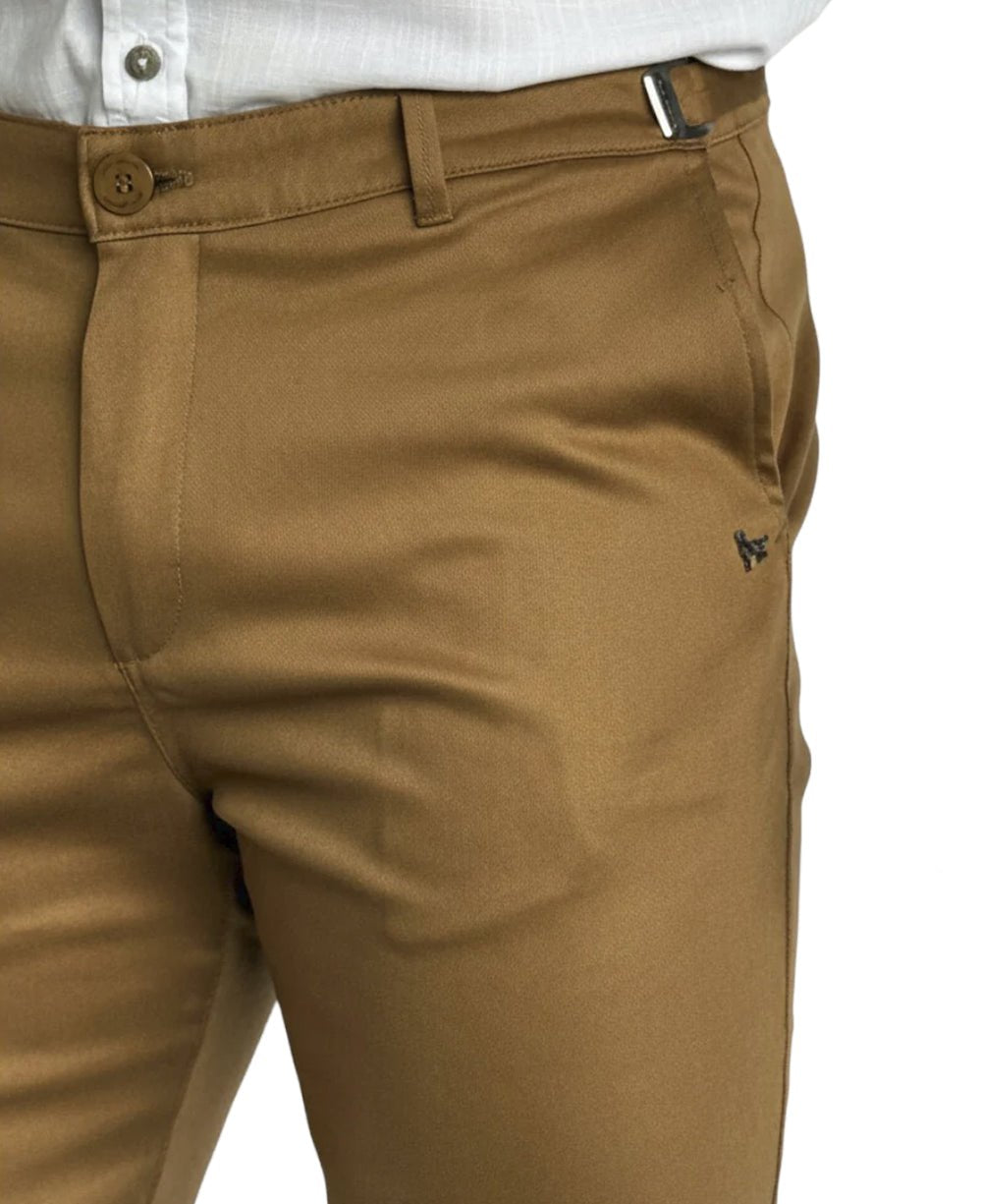 Calça Alfaiataria Caramelo Masculina Regulagem - Per Pochi