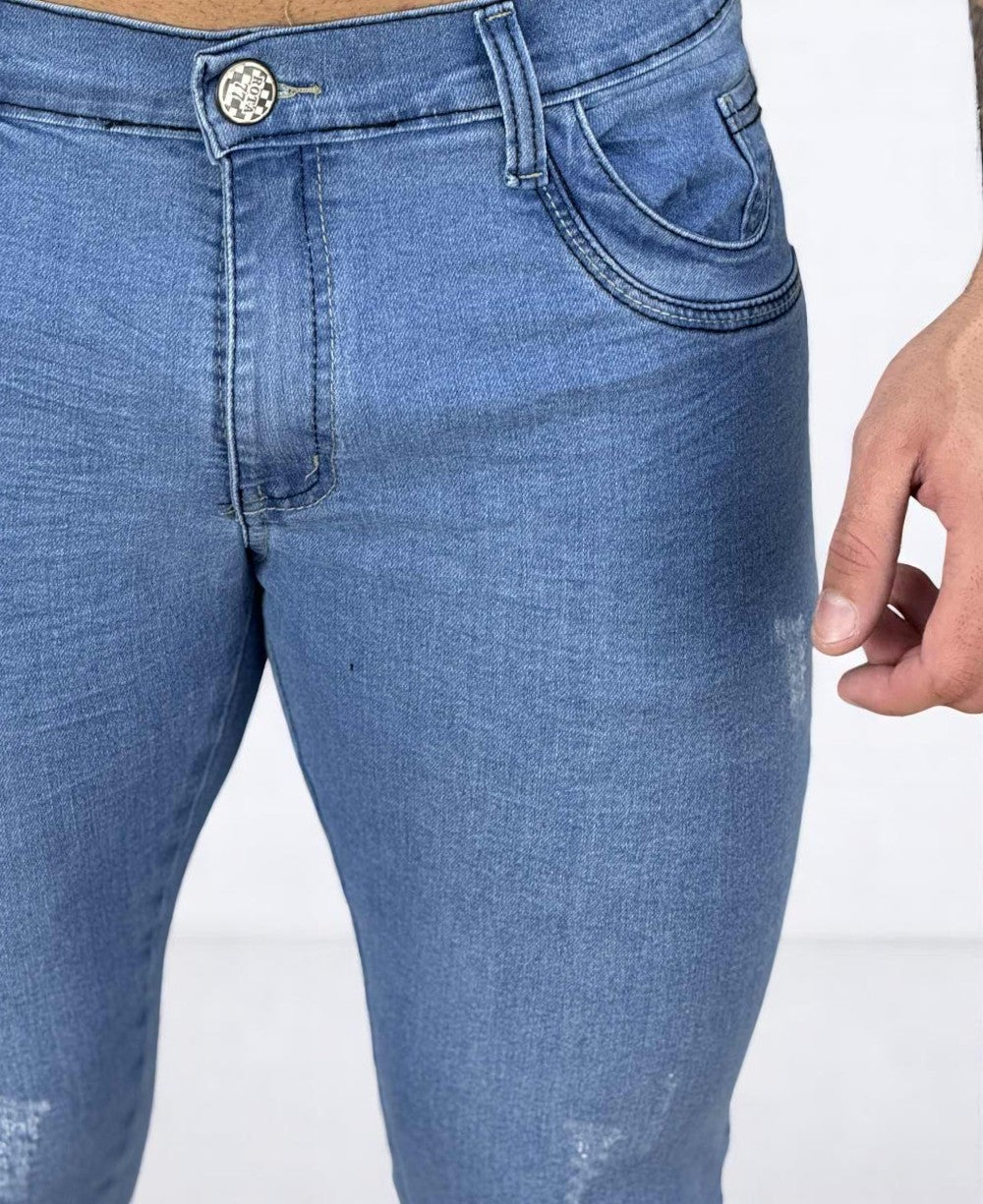 Calça Jeans Médio Masculina com Lycra - Rota