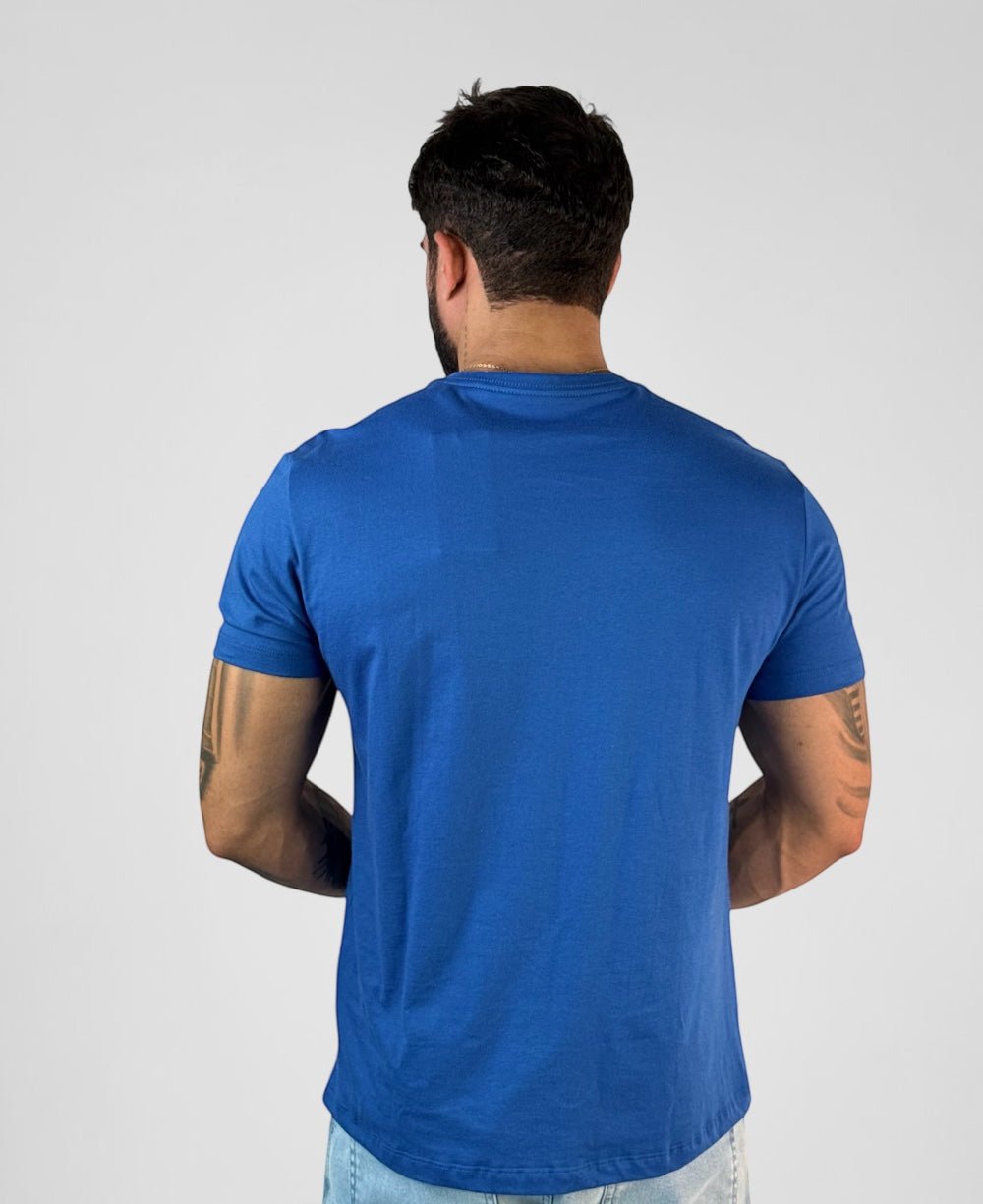 Camiseta Masculina Azul Malha Regular - Aramis