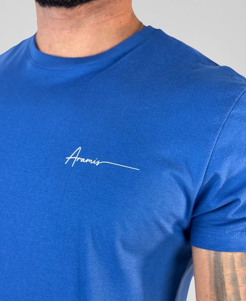 Camiseta Masculina Azul Malha Regular - Aramis