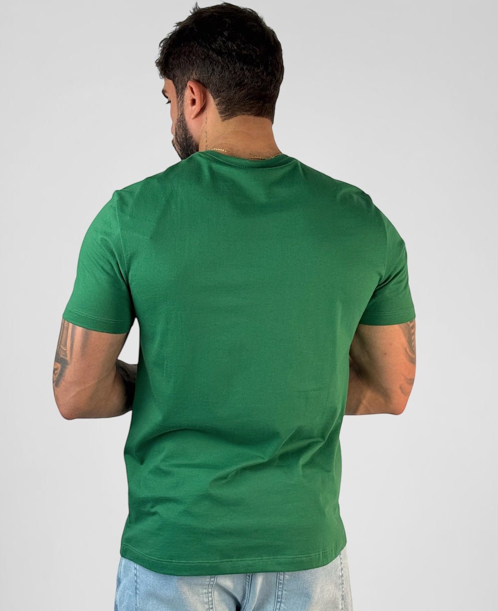 Camiseta Masculina Verde Malha Regular - Aramis