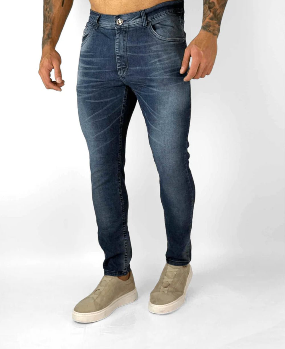 Calça Jeans Azul Big Masculina Skinny- City Denim