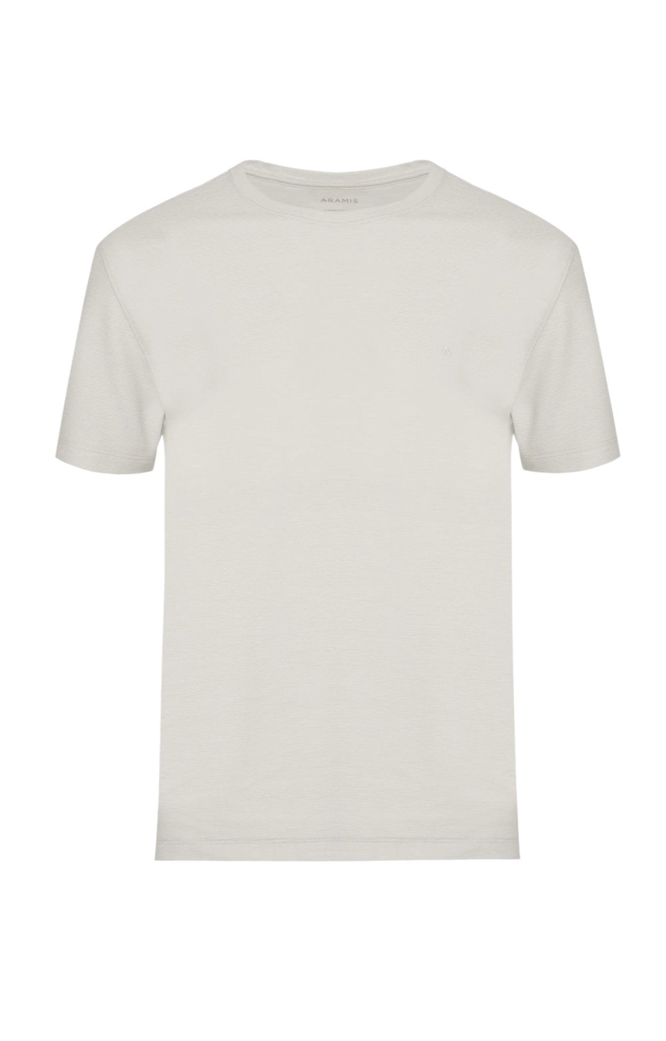 Camiseta Texture Interlock Branca - Aramis