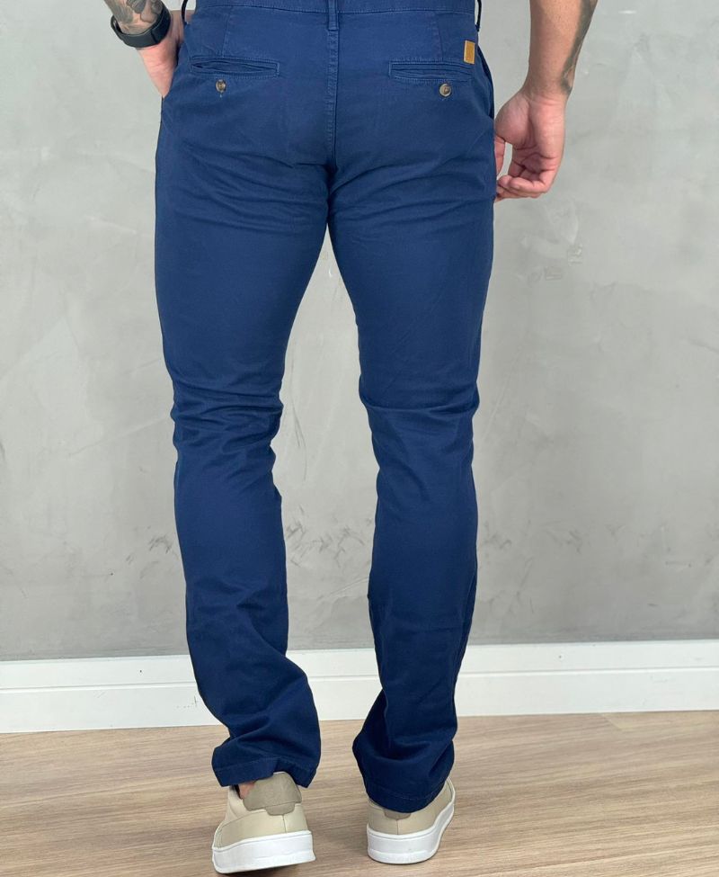 Calça Alfaiataria Azul Darkness Masculina Vitor - Forum
