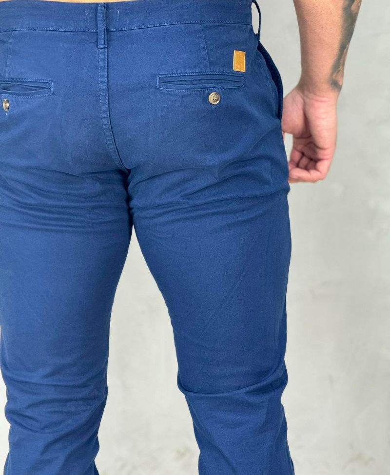 Calça Alfaiataria Azul Darkness Masculina Vitor - Forum