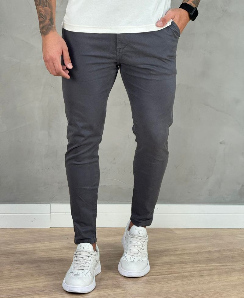 Estilo de calça masculina fashion