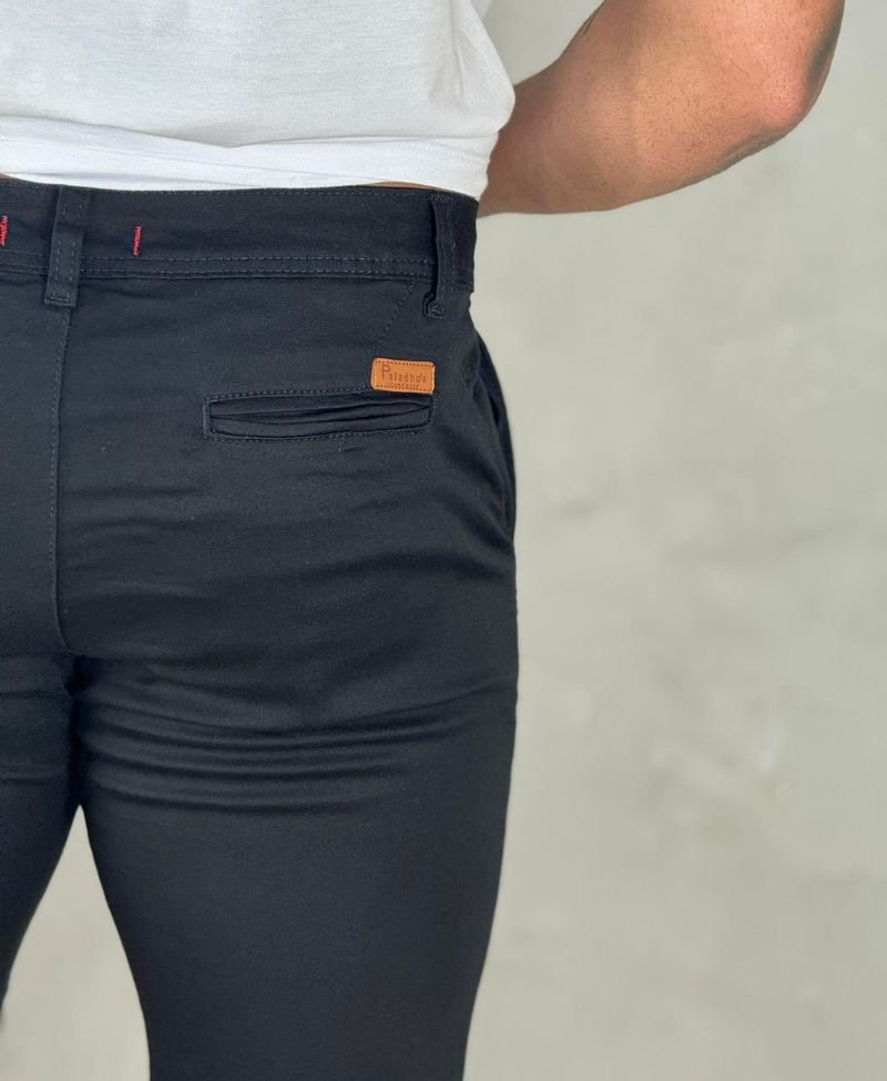 Calça Alfaiataria Preta Masculina Slim - Paladho´s Jeans Wear