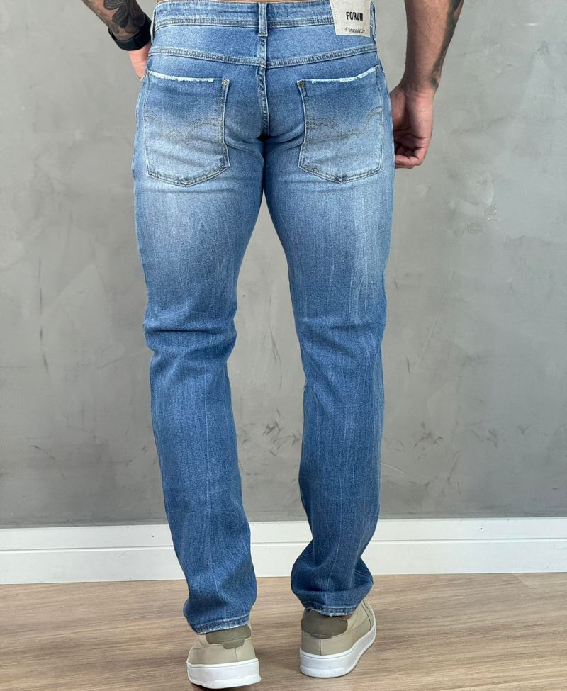 Calça Jeans Indigo Masculina Igor Skinny - Forum