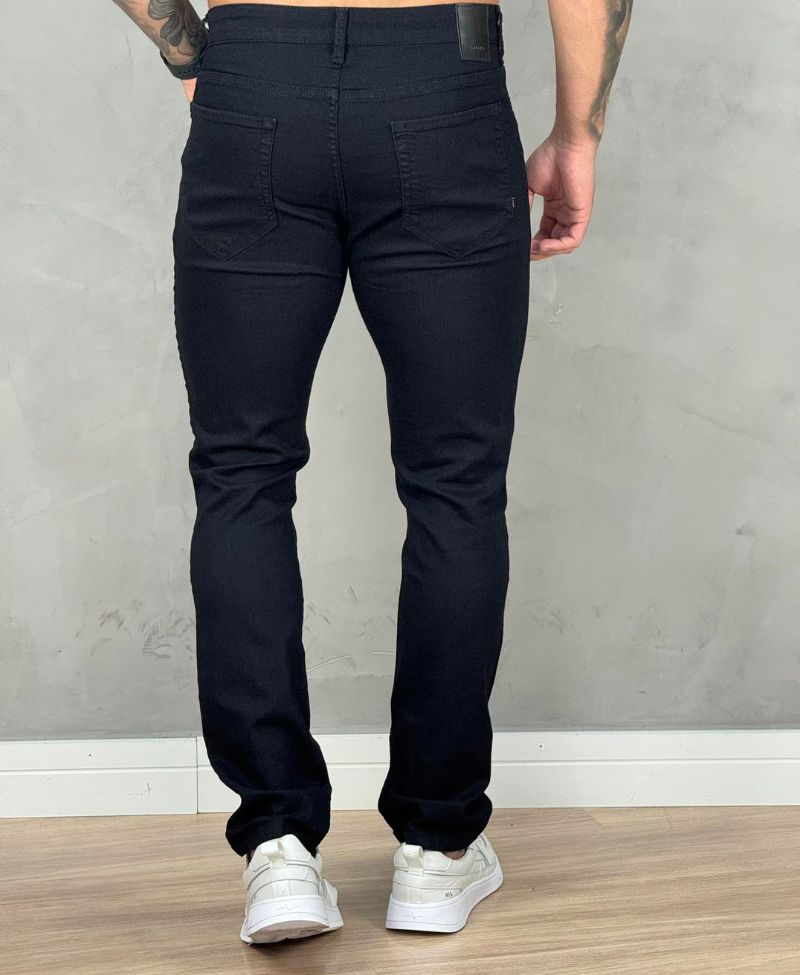 Calça Jeans Preta Masculina Stone Dirty Slim - Aramis