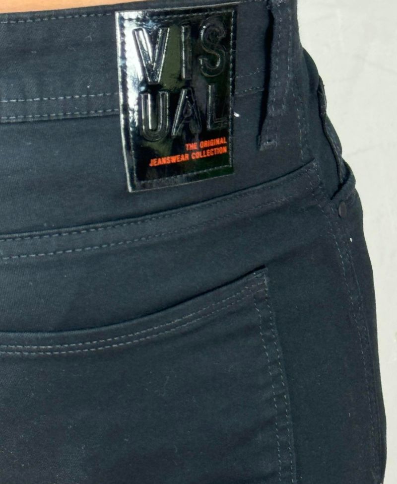 Calça Preta Masculina Skinny Lisa - Visual Jeans