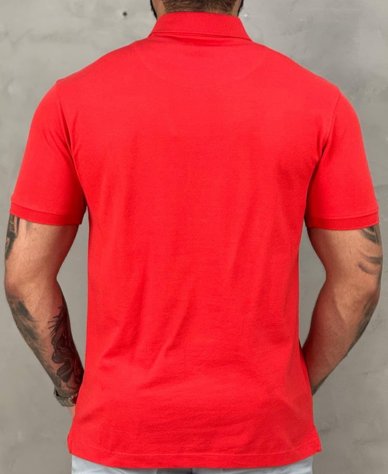 Camisa Polo Vermelho Masculina Piquet Colorfix - Aramis