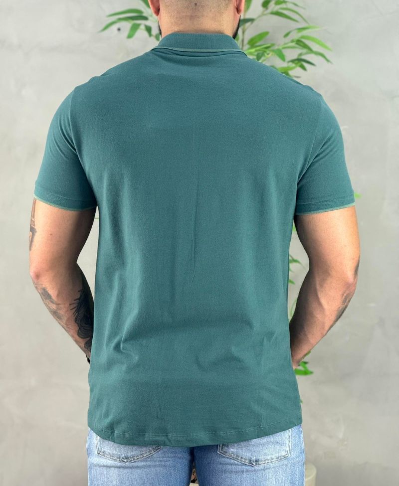 Camisa Polo Esmeralda Masculina Piquet Classic - Aramis