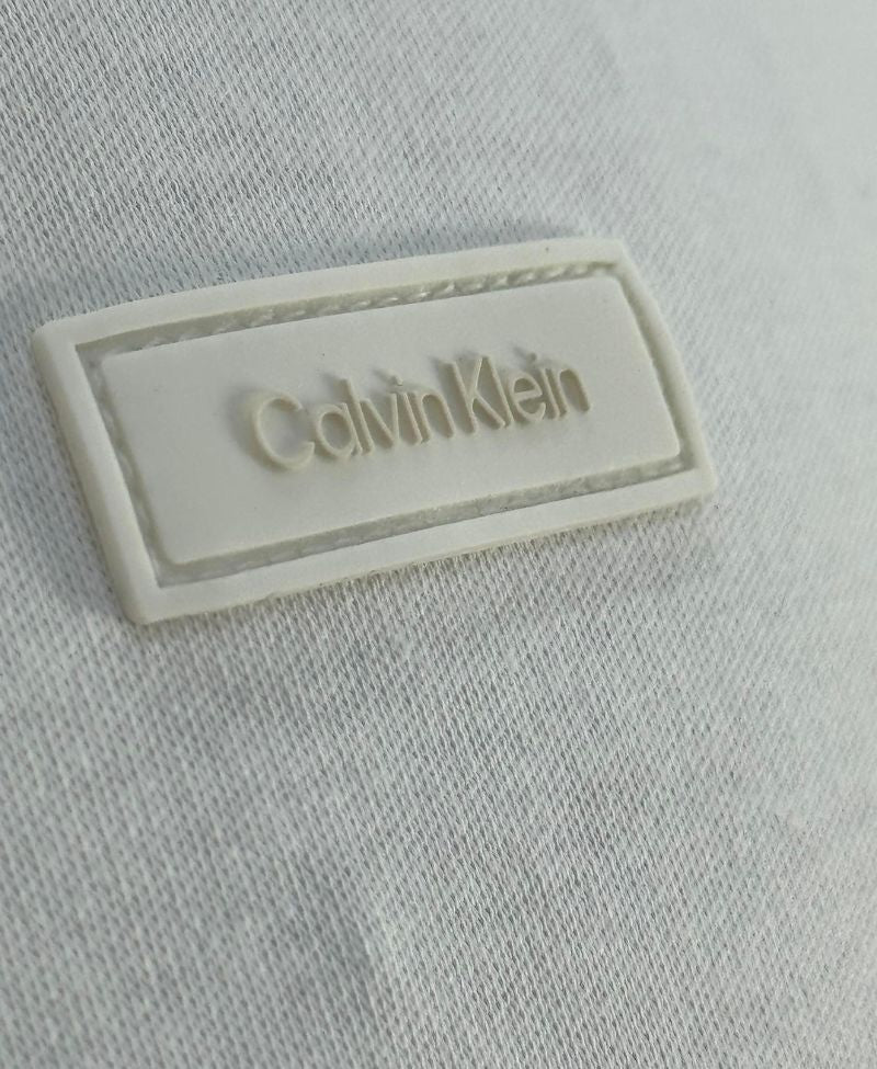 Camisa Polo Off White Masculina Smooth - Calvin Klein