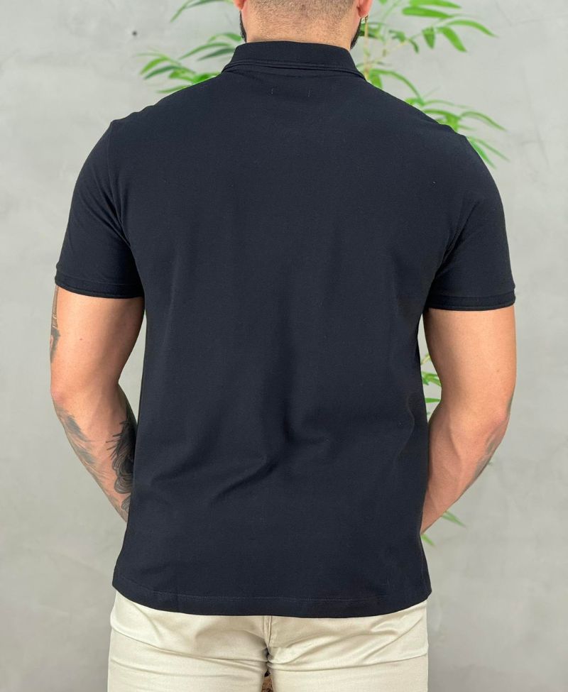 Camisa Polo Preta Masculina Premium - Calvin Klein