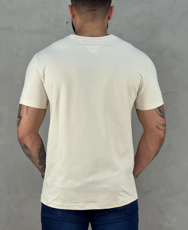 Camiseta Areia Masculina Est. 1985 - Tommy Hilfiger