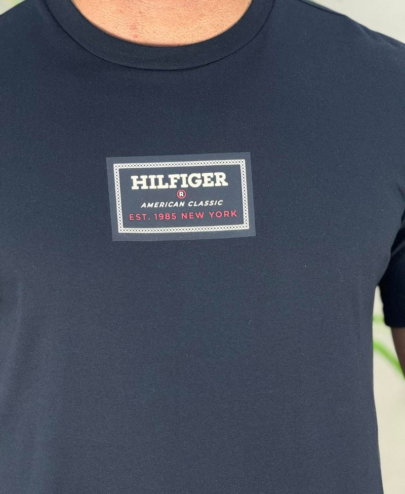 Camiseta Azul Marinho Masculina American Classic - Tommy Hilfiger