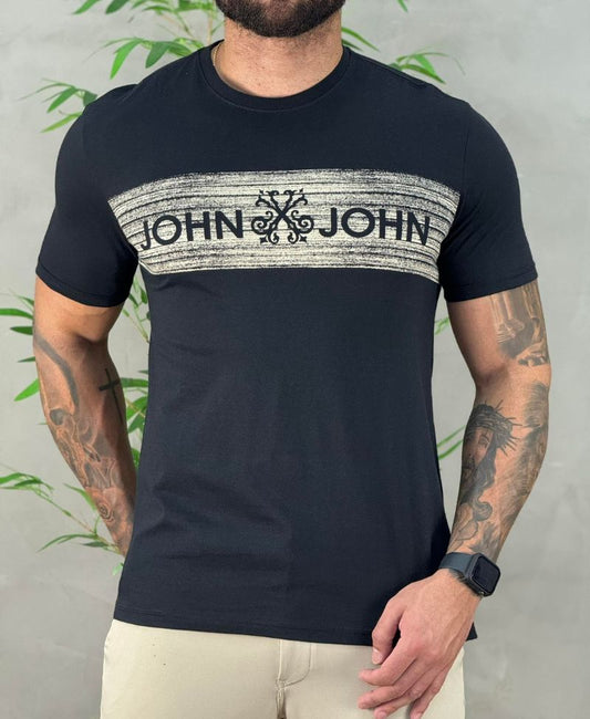 Camiseta Preta Masculina Rg Company - John John