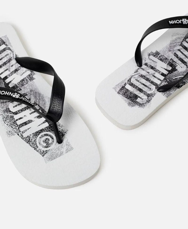 Chinelo Branco Masculino Layers White Black - John John
