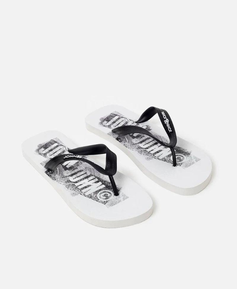 Chinelo Branco Masculino Layers White Black - John John
