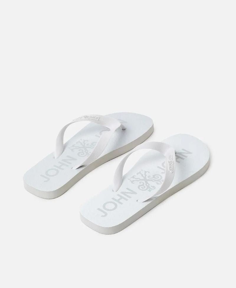 Chinelo Branco Masculino White Gray - John John