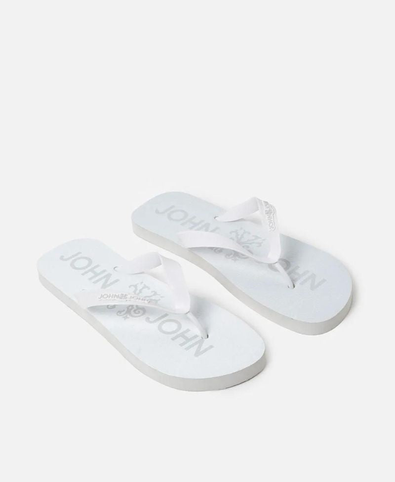 Chinelo Branco Masculino White Gray - John John