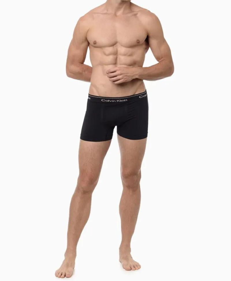 Cueca Box Preta Trunk Modern Cotton - Calvin Klein