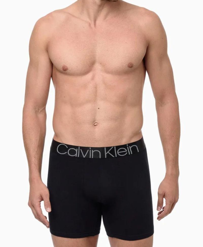Cueca Box Preta Underwear Cotton - Calvin Klein