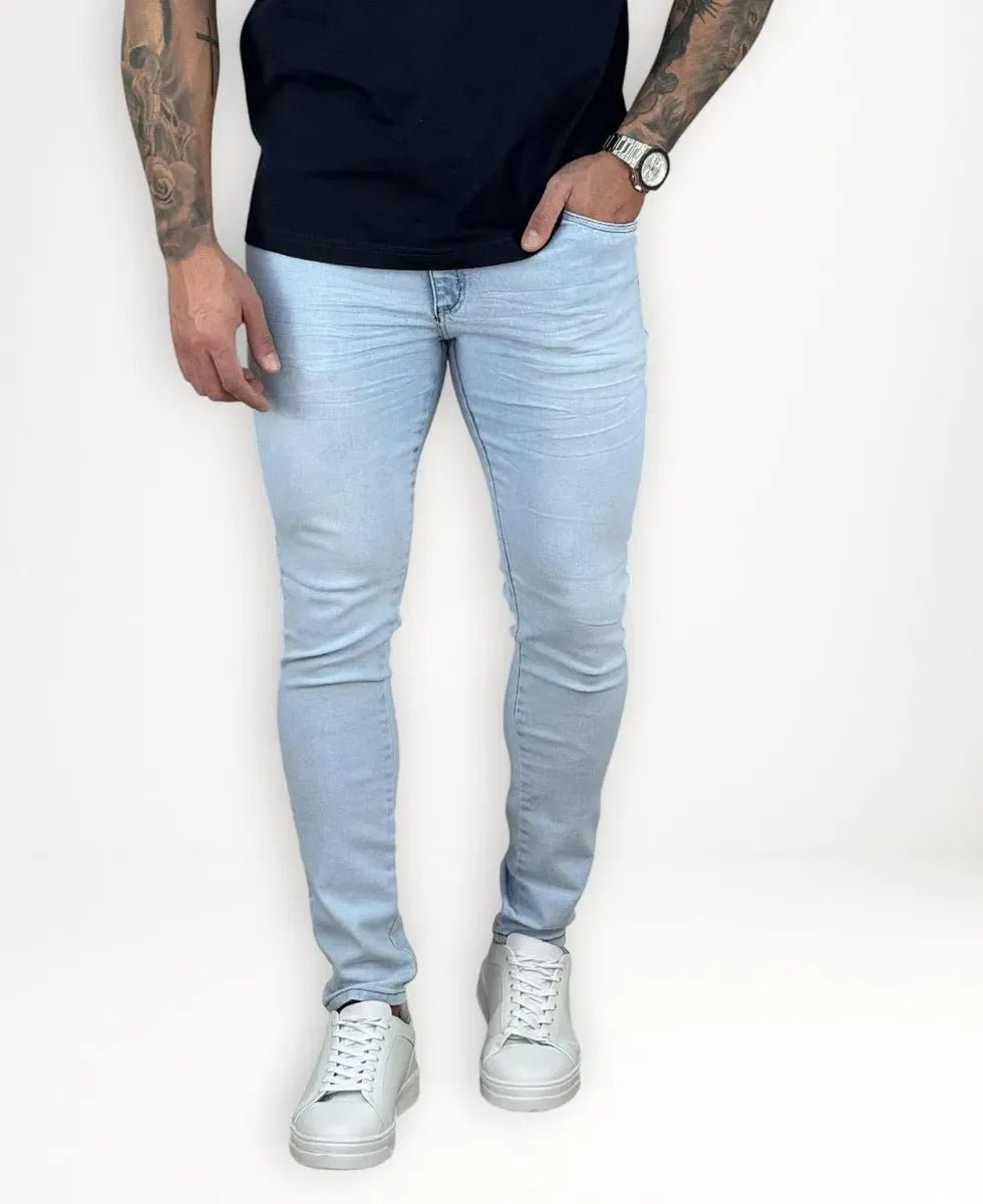 Calça Jeans Claro Masculina com Lycra - Rota 77