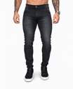 Calça Jeans Cinza Escura Masculina Skinny - Rota 77